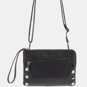 Hammitt Nash Small Black & Silver Crossbody/Wristlet